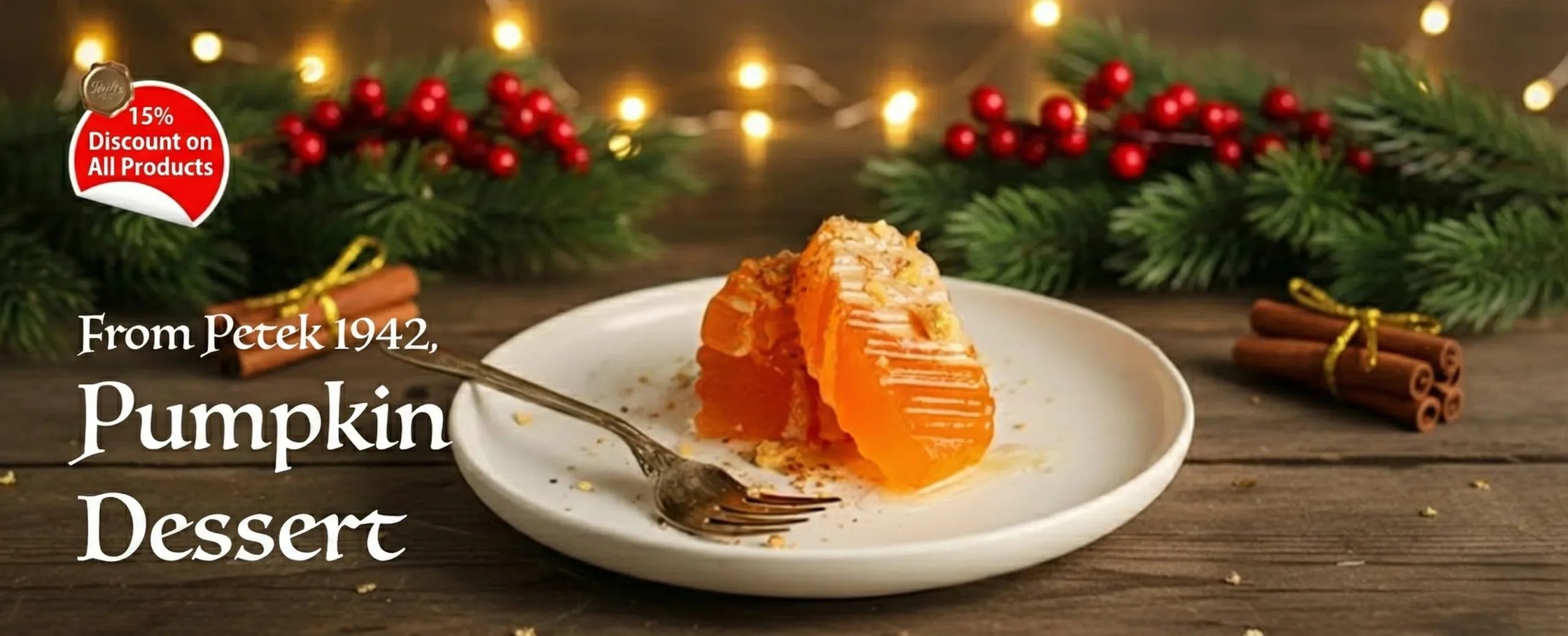 Freshly baked Turkish baklava on an ivory plate